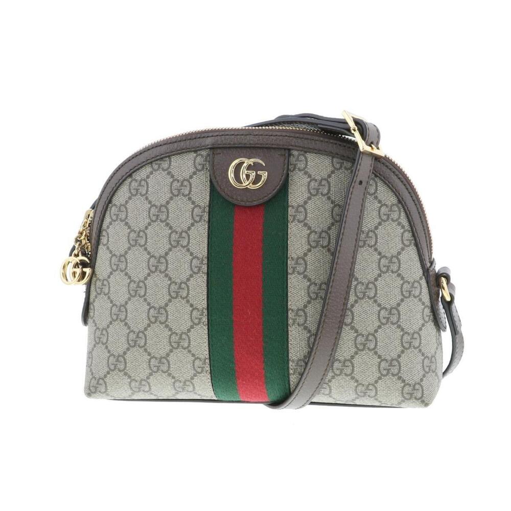 GUCCI OPHIDIA GG Shoulder Bag Messenger Beige